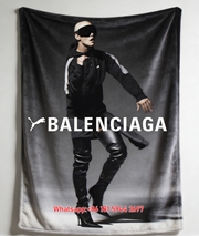Balenciaga x Puma Dynamic Dance Flannel Throw Blanket for Sofa & Wall Decor BA139